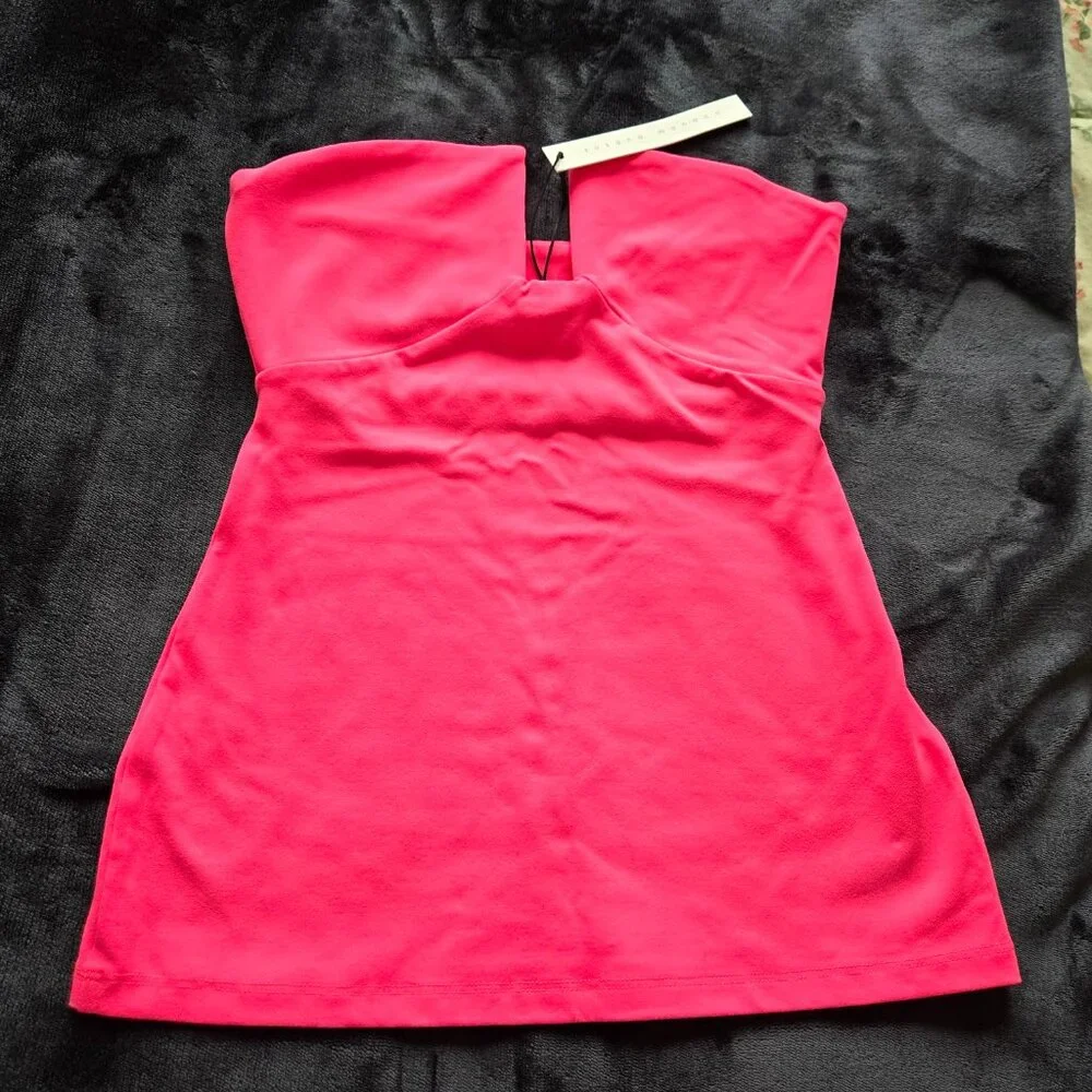 NWT Susana Monaco angled wire tube top, size S - Picture 1 of 6